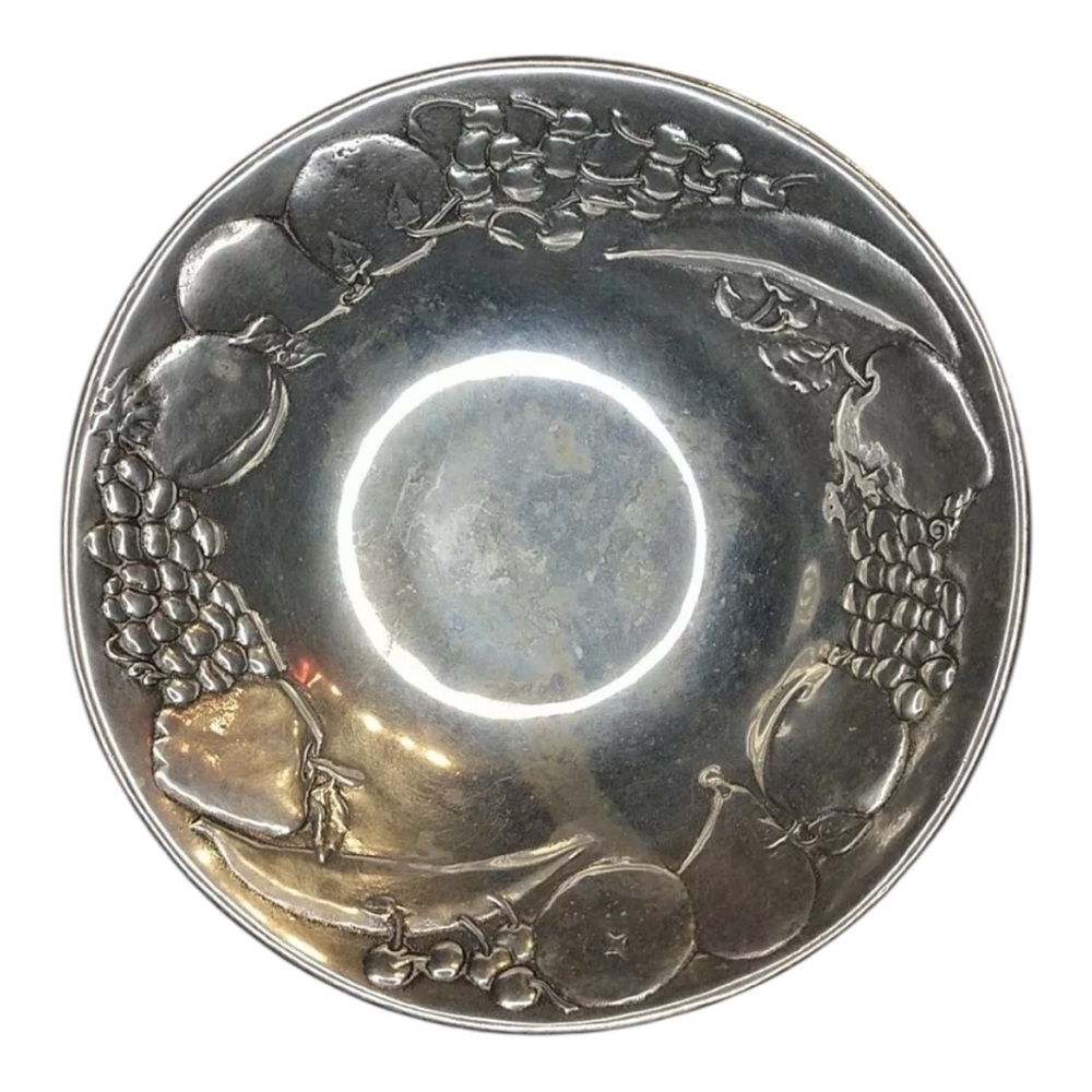 Wilton Co Pewter Serving Bowl And Plate Combo